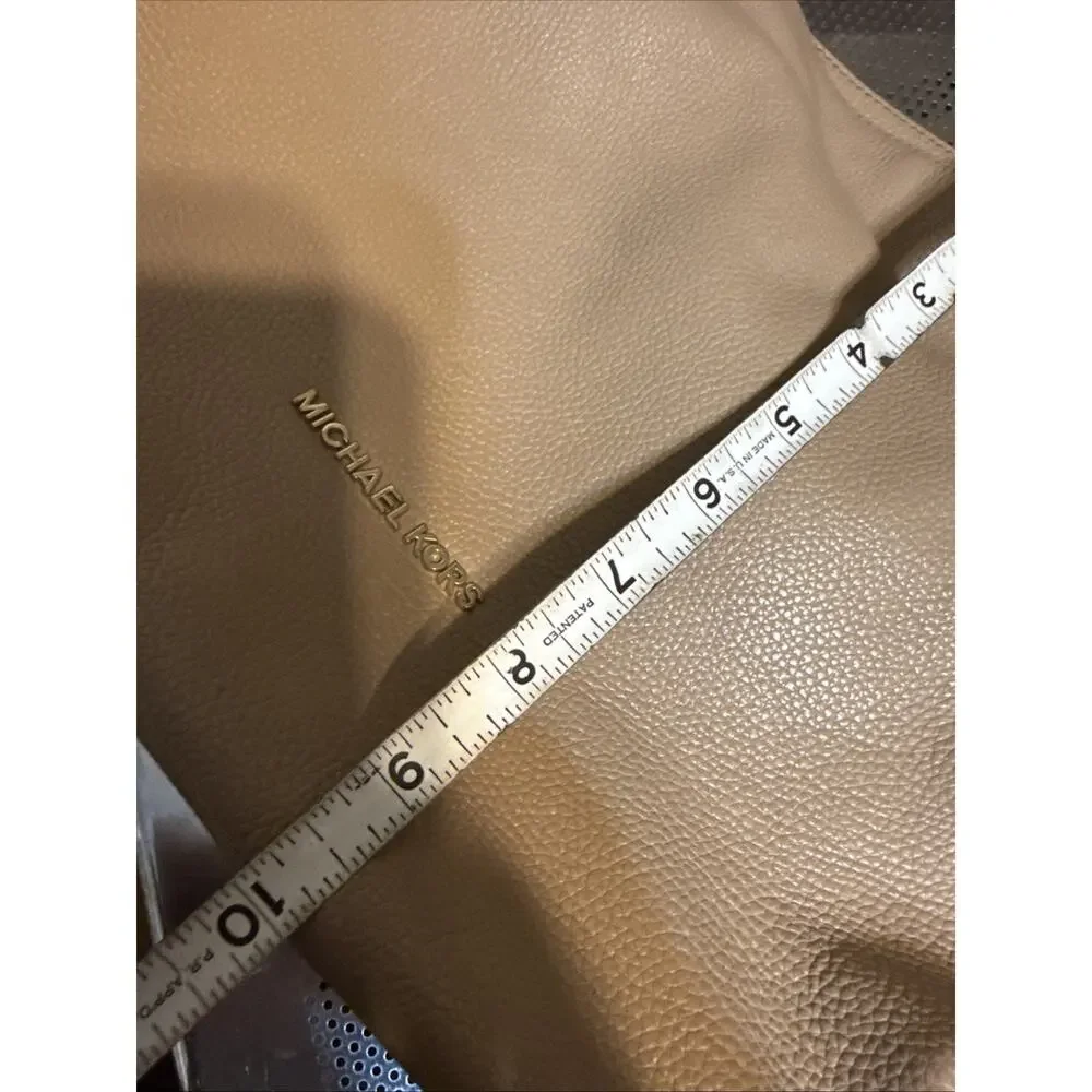 Michael Kors Tan Shoulder Bag with Slouchy Silhouette